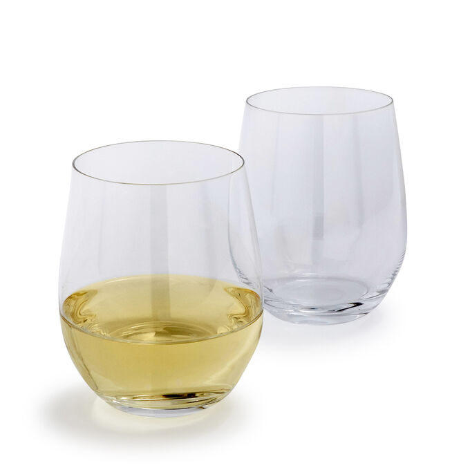 Riedel O Chardonnay Stemless Wine Glasses, Set of 2