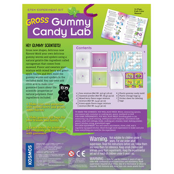 Gross Gummy Candy Lab: Worms and Spiders