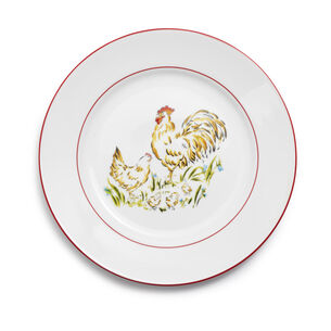 Farmhouse Rooster Dinner Plate