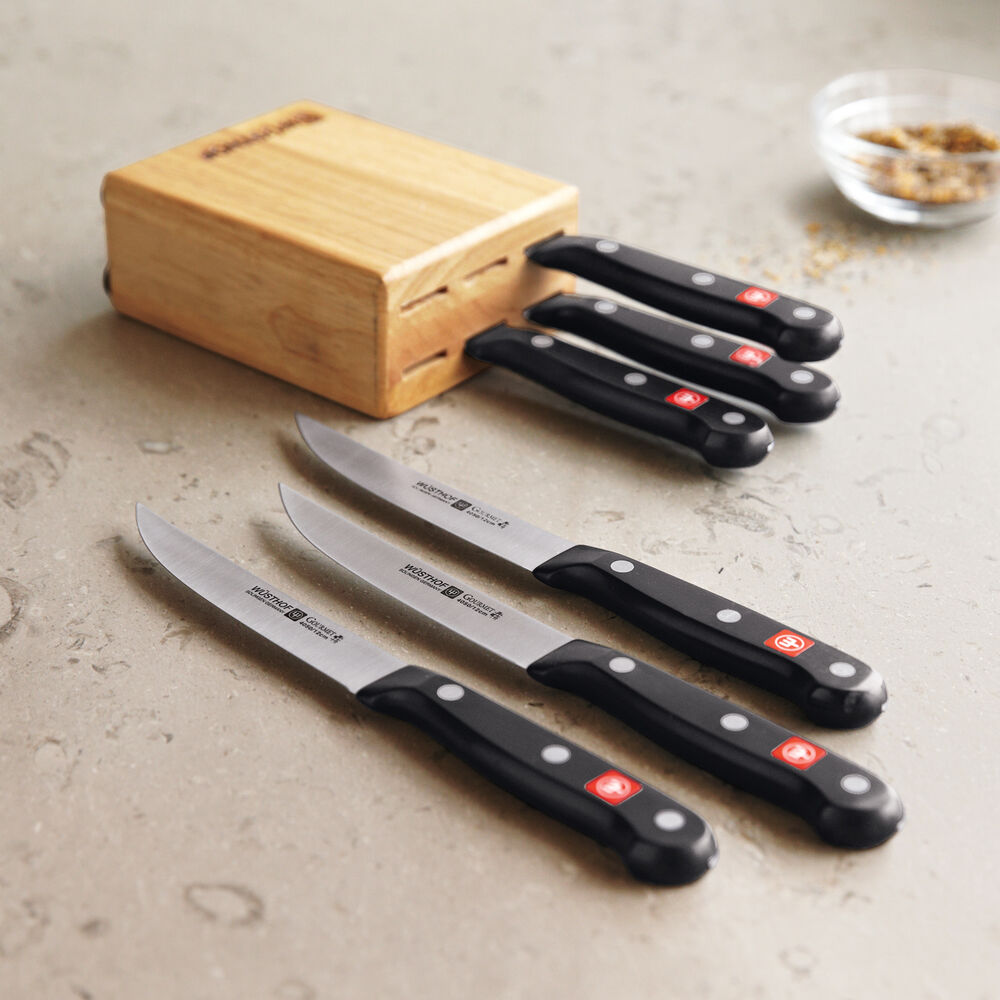 Wüsthof Gourmet 7Piece Steak Knife Block Set Sur La Table