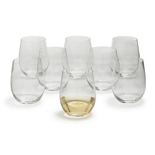 Riedel O Chardonnay Stemless Wine Glasses, Set of 8