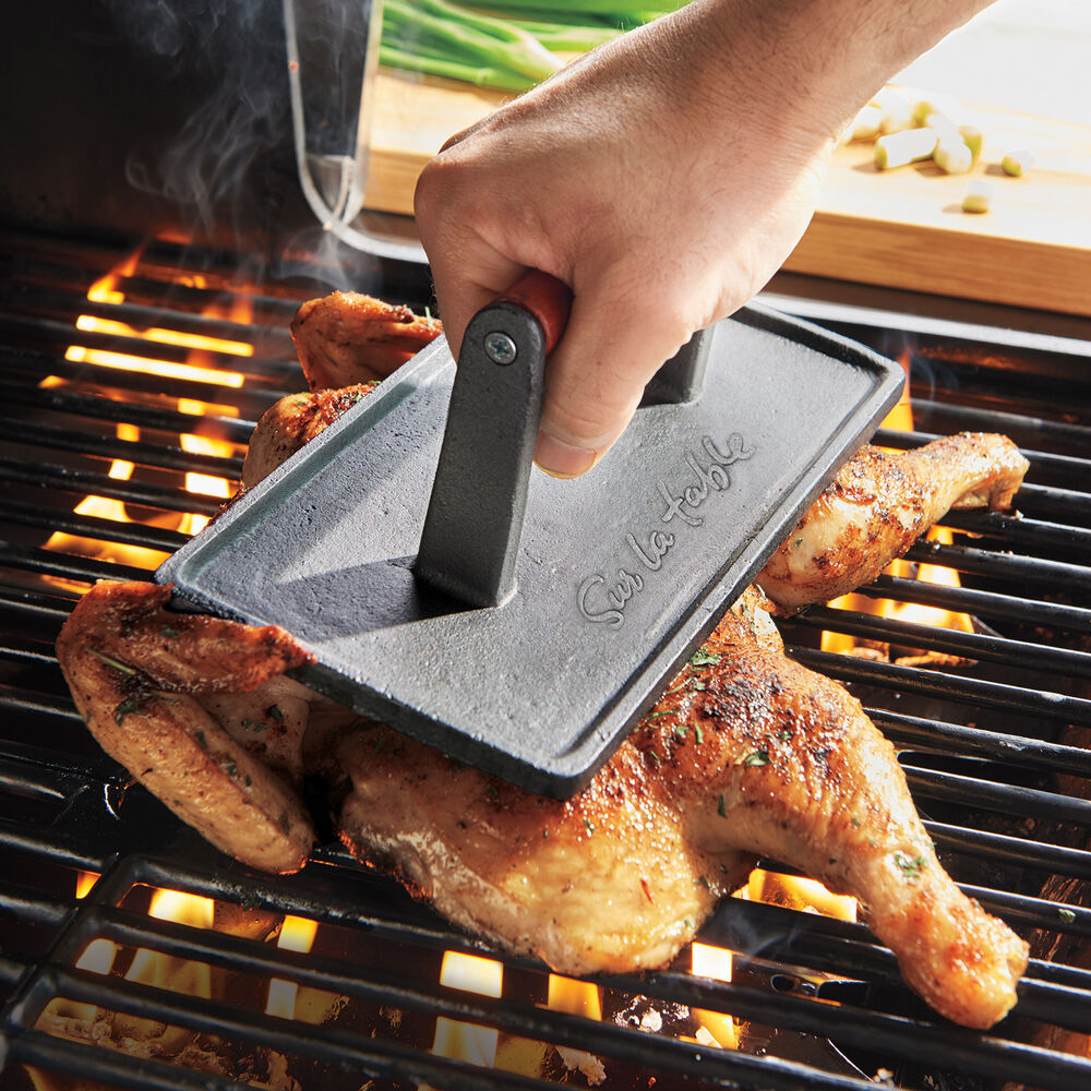 Sur La Table Cast Iron Grill Press