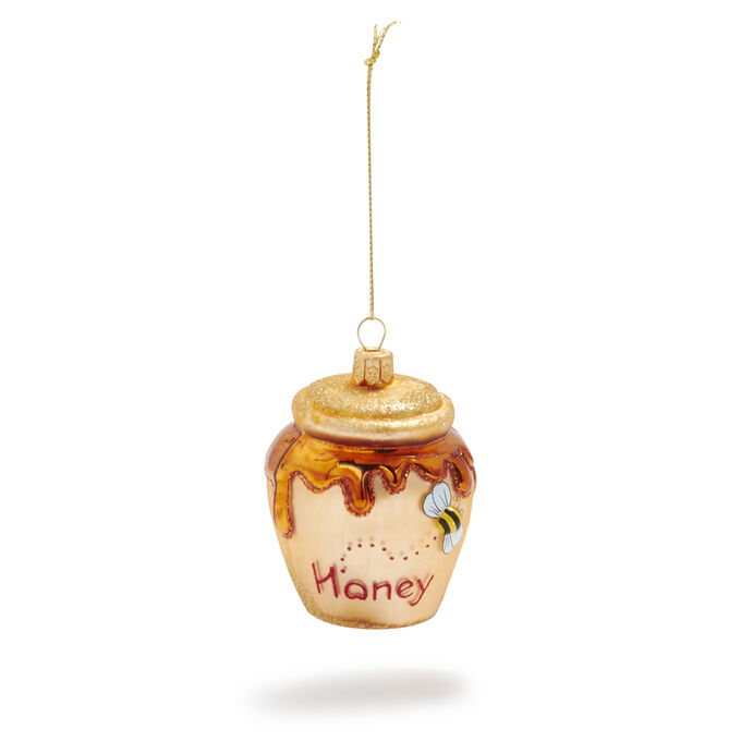 Honey Pot Glass Ornament