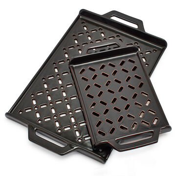 Sur La Table Pro Ceramic Grill Grids, Set of 2