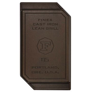 FINEX Cast Iron Lean Grill Pan, 15&#34;
