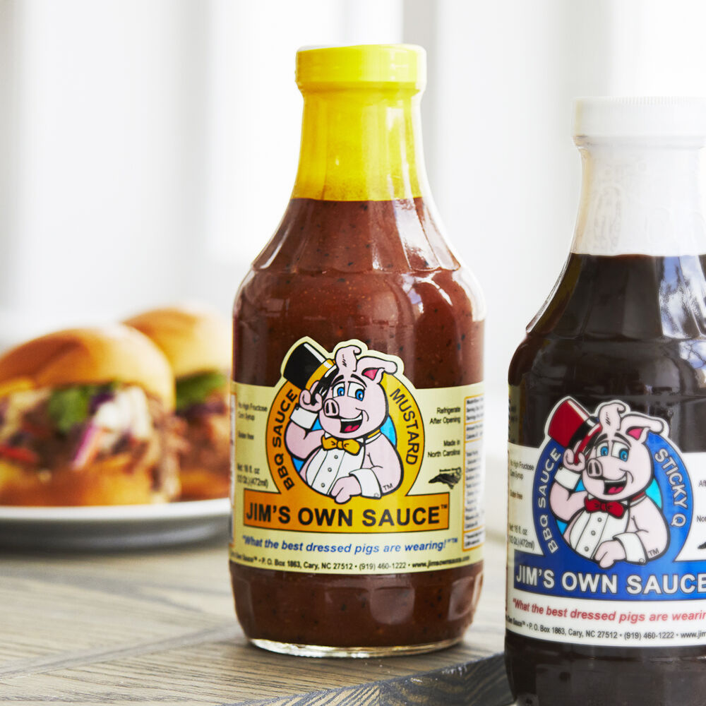 Jim S Own Sauce Mustard 16 Oz Sur La Table