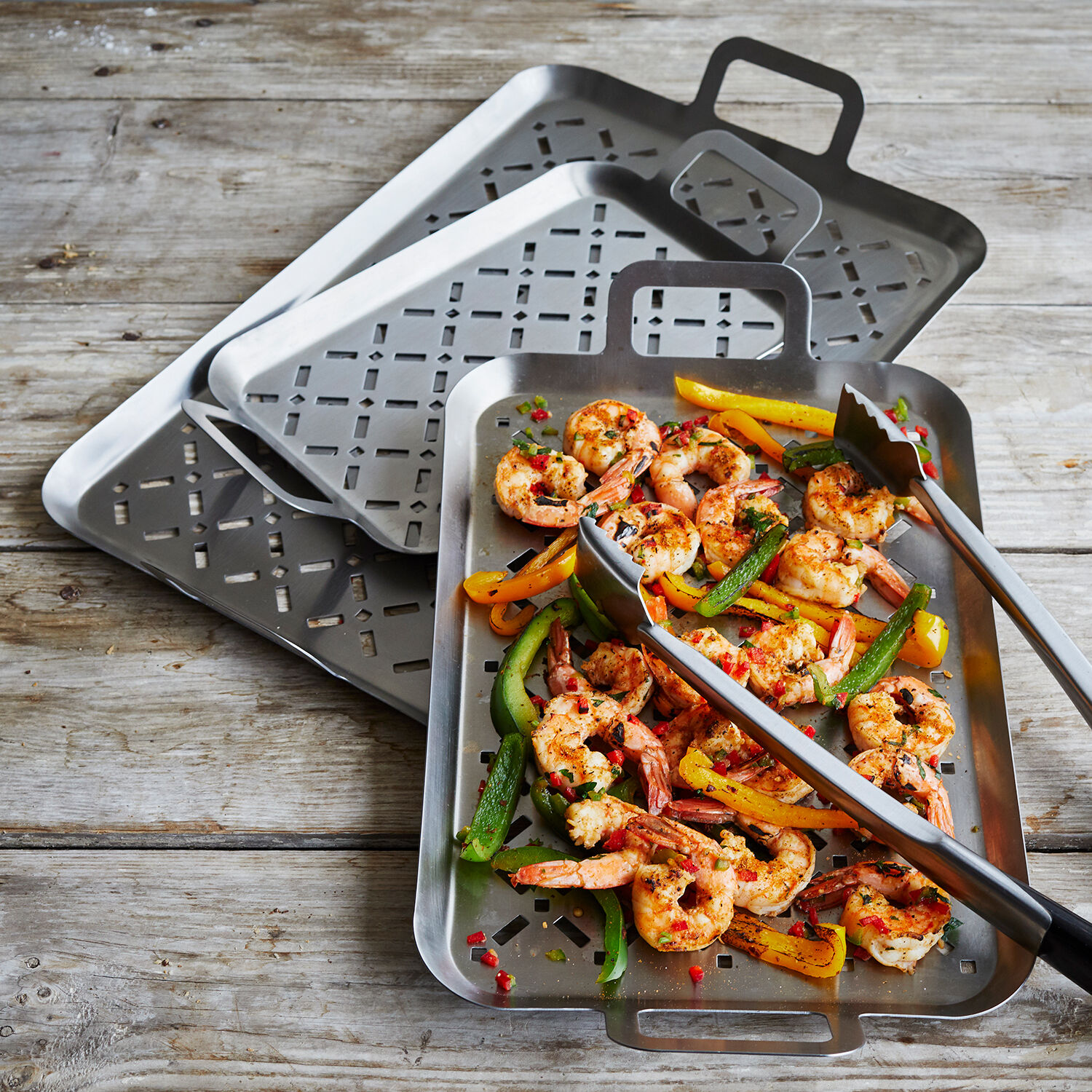 sur la table griddle