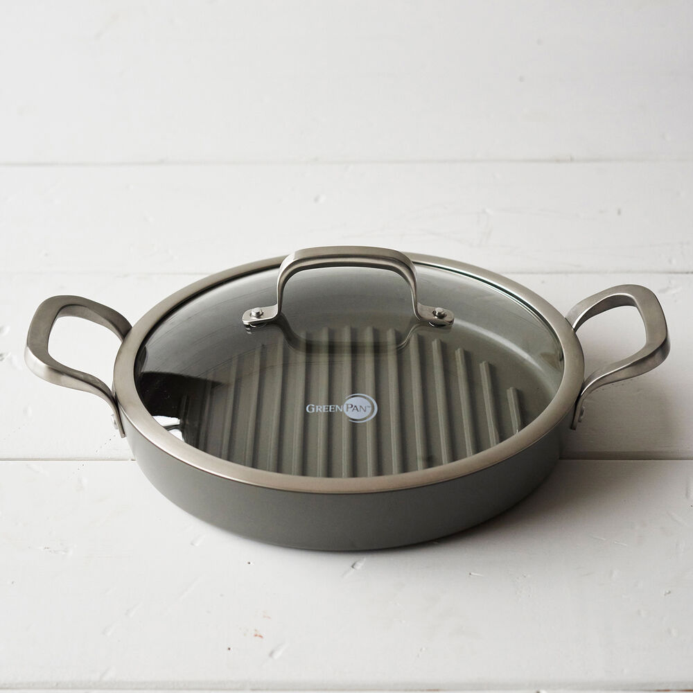 GreenPan Pure Ceramic + Healthy Grill Pan Sur La Table