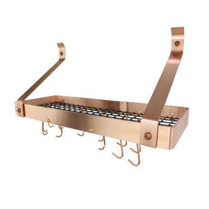 Enclume Brushed Copper Gourmet Bookshelf Rack