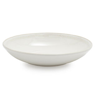 Pearl Stoneware Pasta Bowl