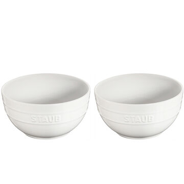 Staub Ceramic Bowls, Set of 2