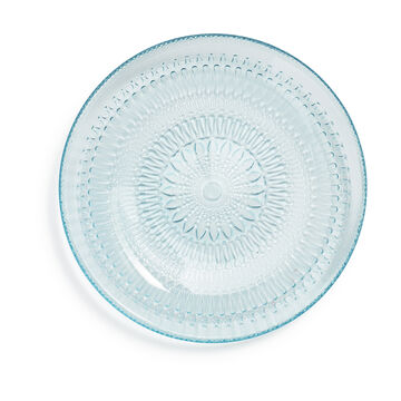 Pastel Glass Appetizer Plate