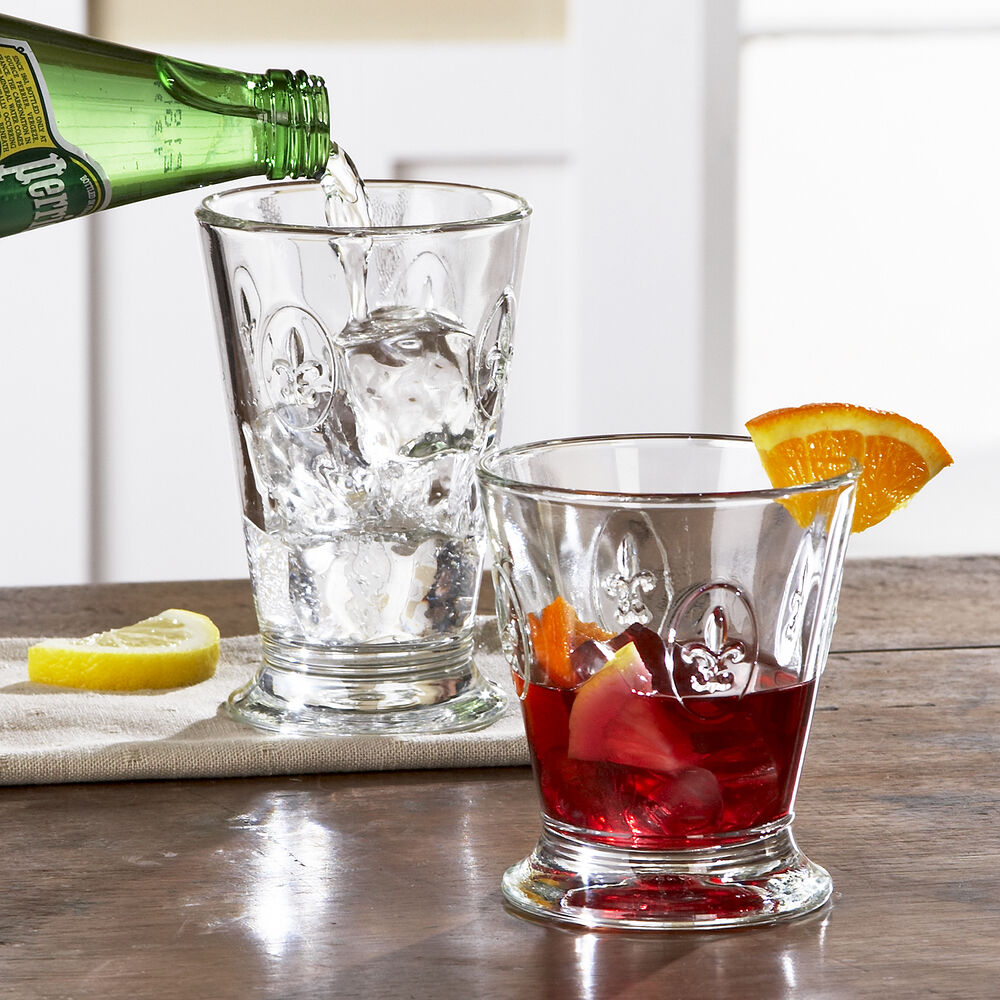 La Rochère FleurDeLys Iced Tea Glasses, Set of 6 Sur La Table
