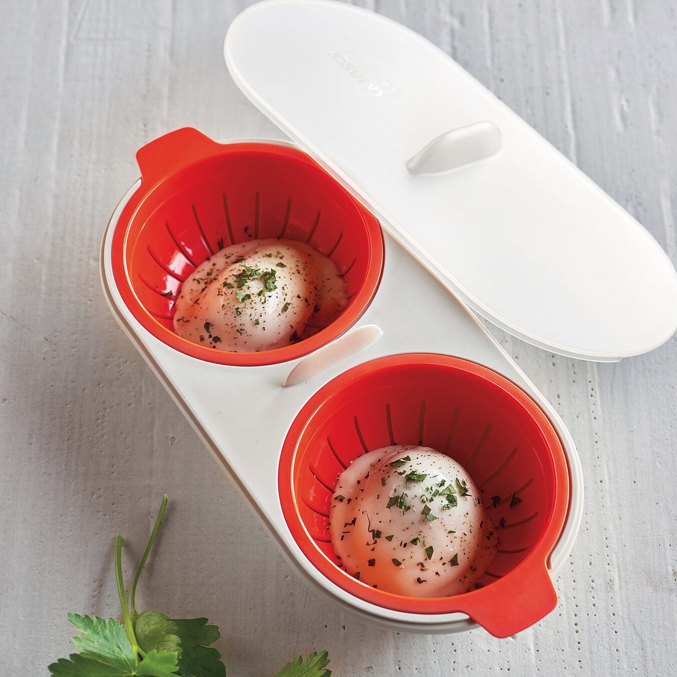 NEW Joseph Joseph M-Poach Microwave Egg Poacher