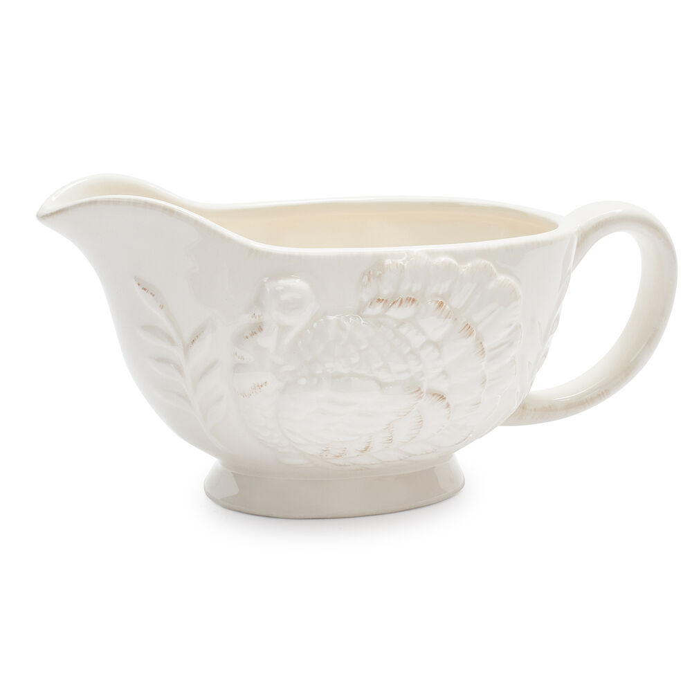 Embossed Turkey Gravy Boat Sur La Table