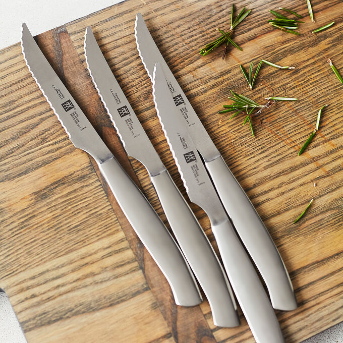 Zwilling J.A. Henckels Twin Stainless Steel Steak Knives, Set of 4