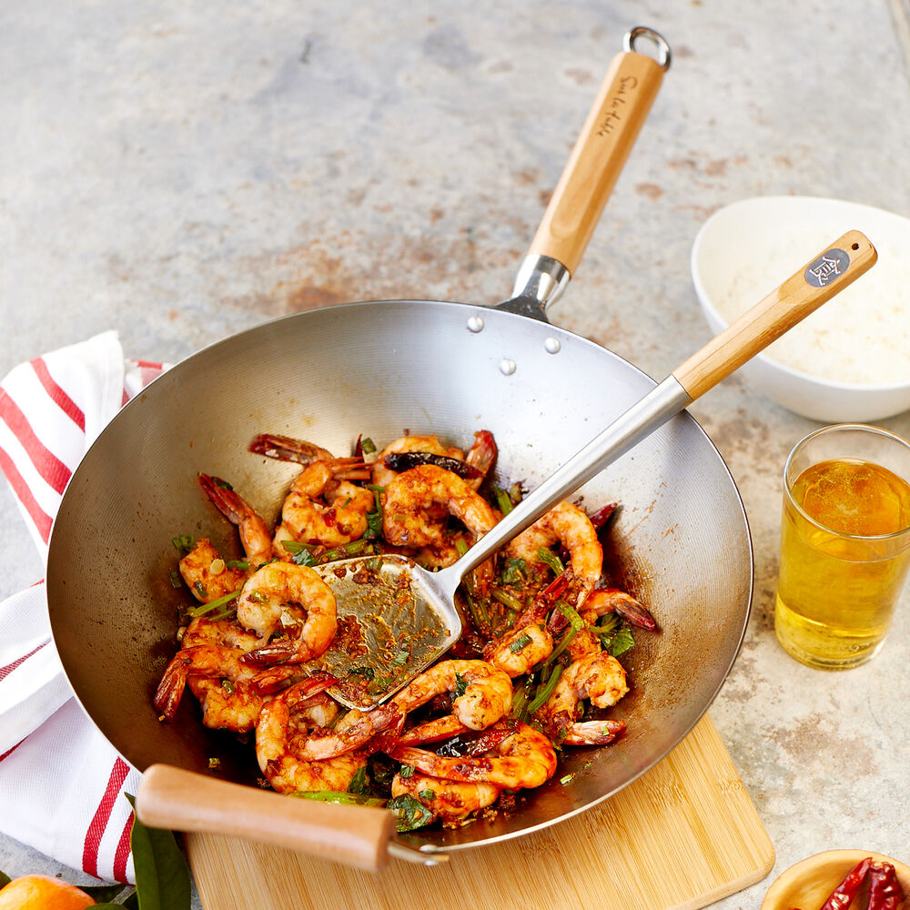 Sur La Table Professional Carbon Steel Wok Sur La Table