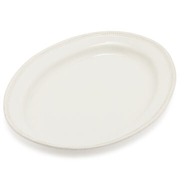 Pearl Stoneware Oval Platter