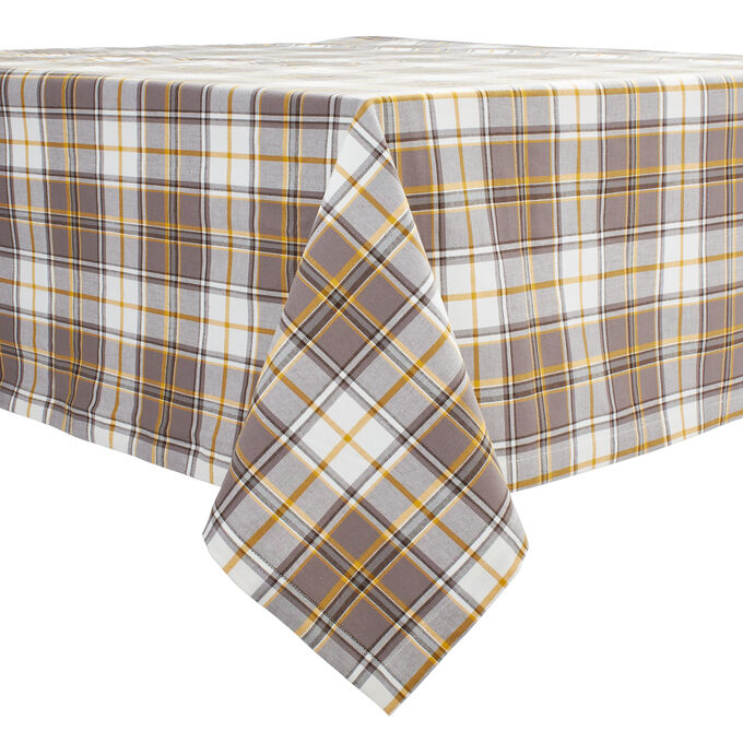 Fall Plaid Tablecloth