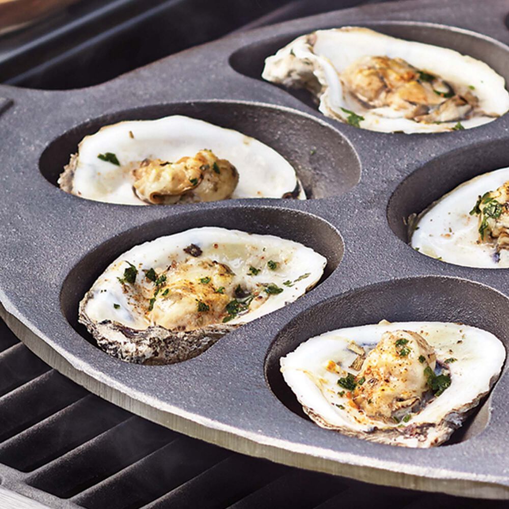 Cast Iron Oyster Grill Pan Sur La Table