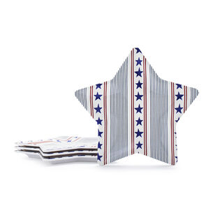 Stars & Stripes Melamine Appetizer Plates, Set of 4
