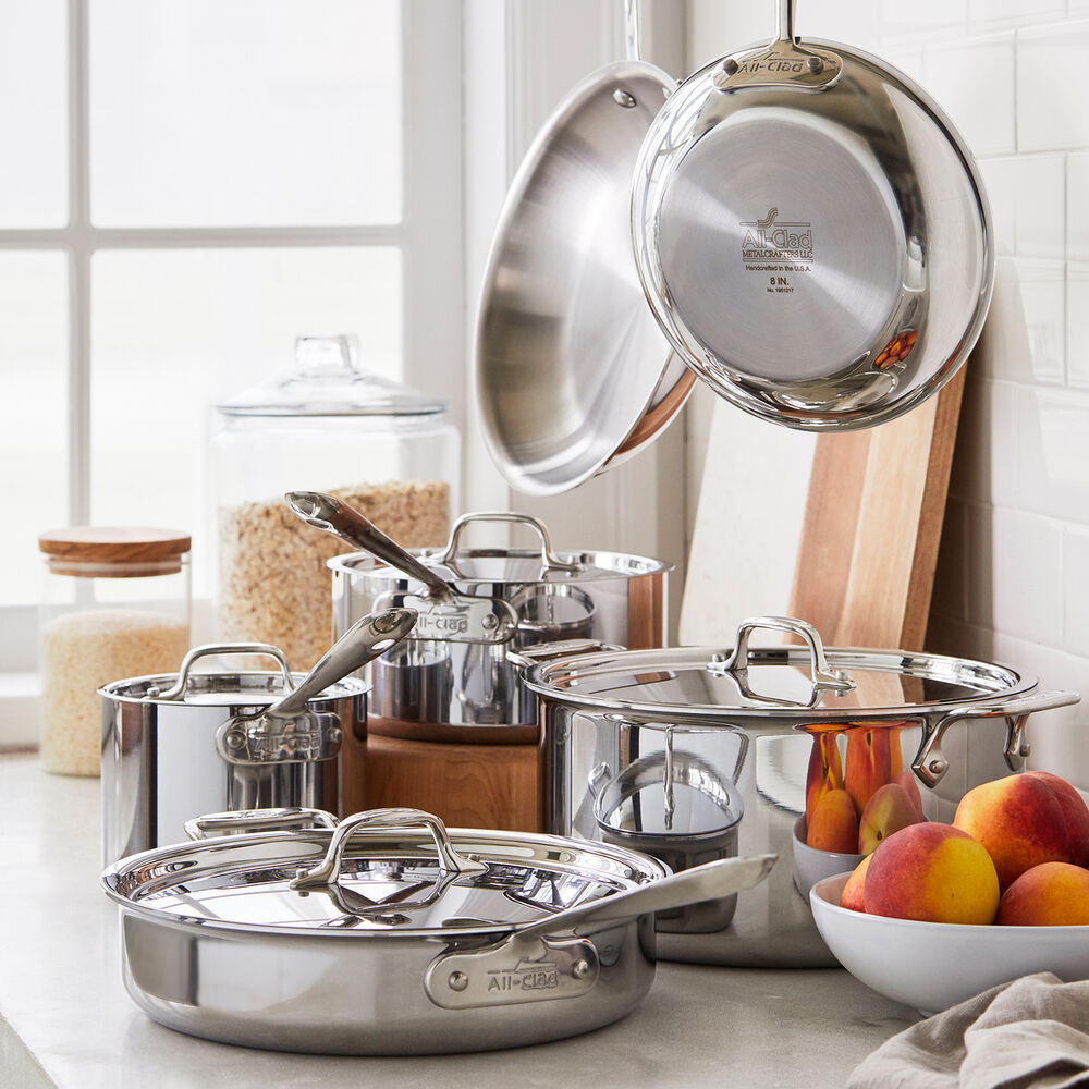 All Clad D3 Stainless Steel 10 Piece Set All Clad D3 Stainless Steel 10 Piece Set