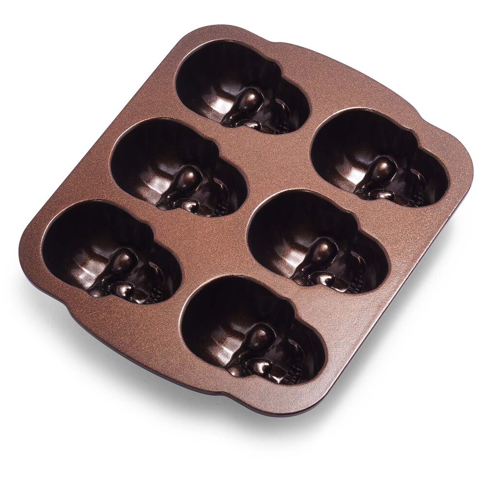 Nordic Ware Skull Pan 6 Cavity Sur La Table