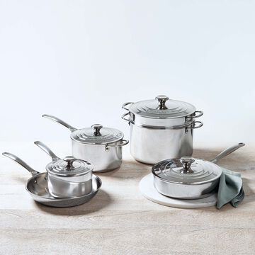 Le Creuset Stainless Steel 7-Piece Cookware Set