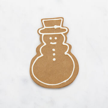 Sur La Table Copper-Plated Snowman Cookie Cutter with Handle