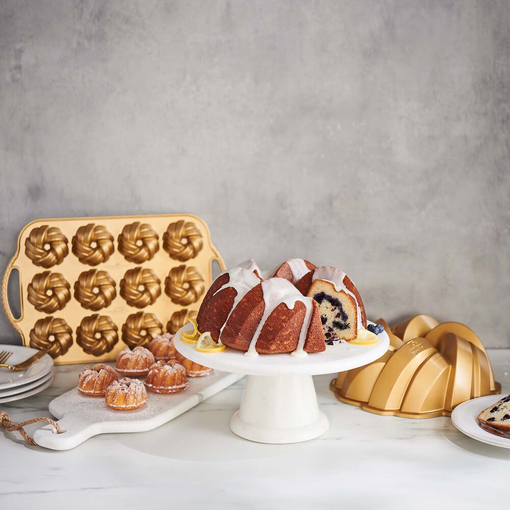 Nordic Ware 75th Anniversary Braided Bundt Pan 12 Cups Sur La Table