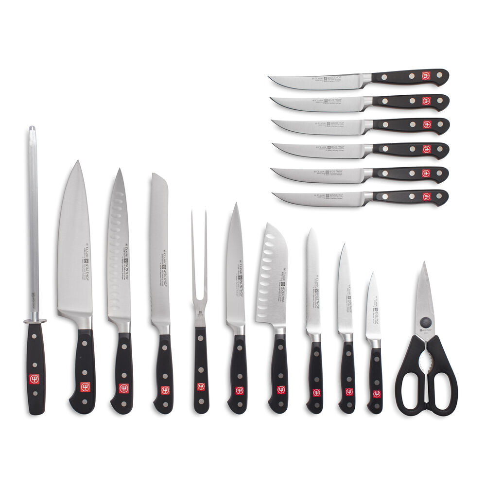 Wusthof Classic 18 Piece Block Set Sur La Table