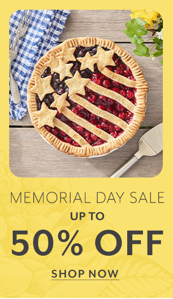 Memorial Day Sale up to 50% off, shop now.