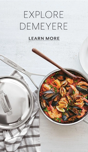 Explore Demeyere. Learn more. Demeyere deep skillet with paella.