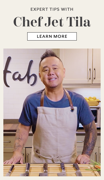 Expert tips with Jet Tila, learn more.