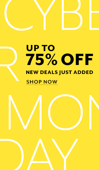 Cyber Monday up to 75% off, new deals just added, shop now
