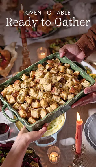 Oven to table, ready to gather.