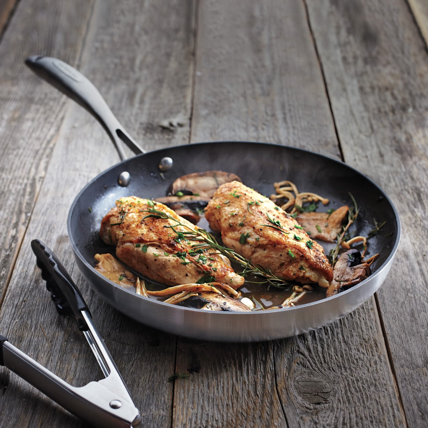 Seared Chicken Breasts with Rosemary and Wild Mushrooms Recipe Sur La Table