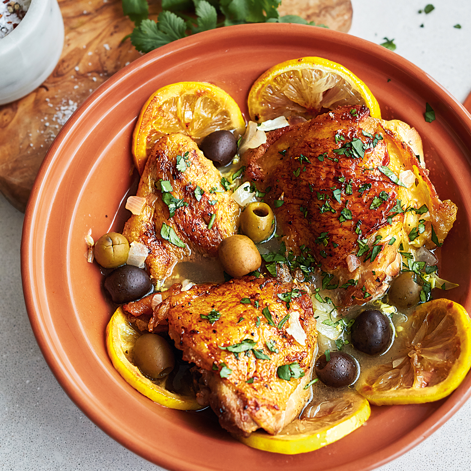 Chicken and Preserved Lemon Tagine with Olives Recipe Sur La Table