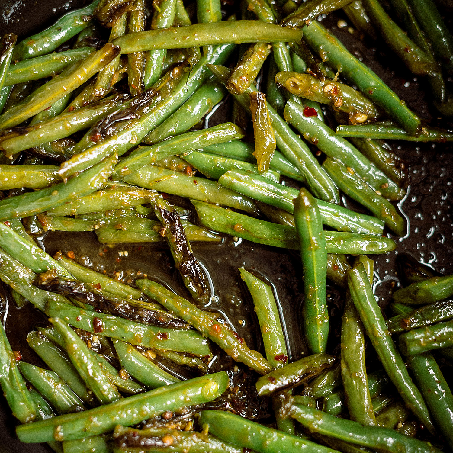 SweetandSpicy Ginger Green Beans Recipe Sur La Table