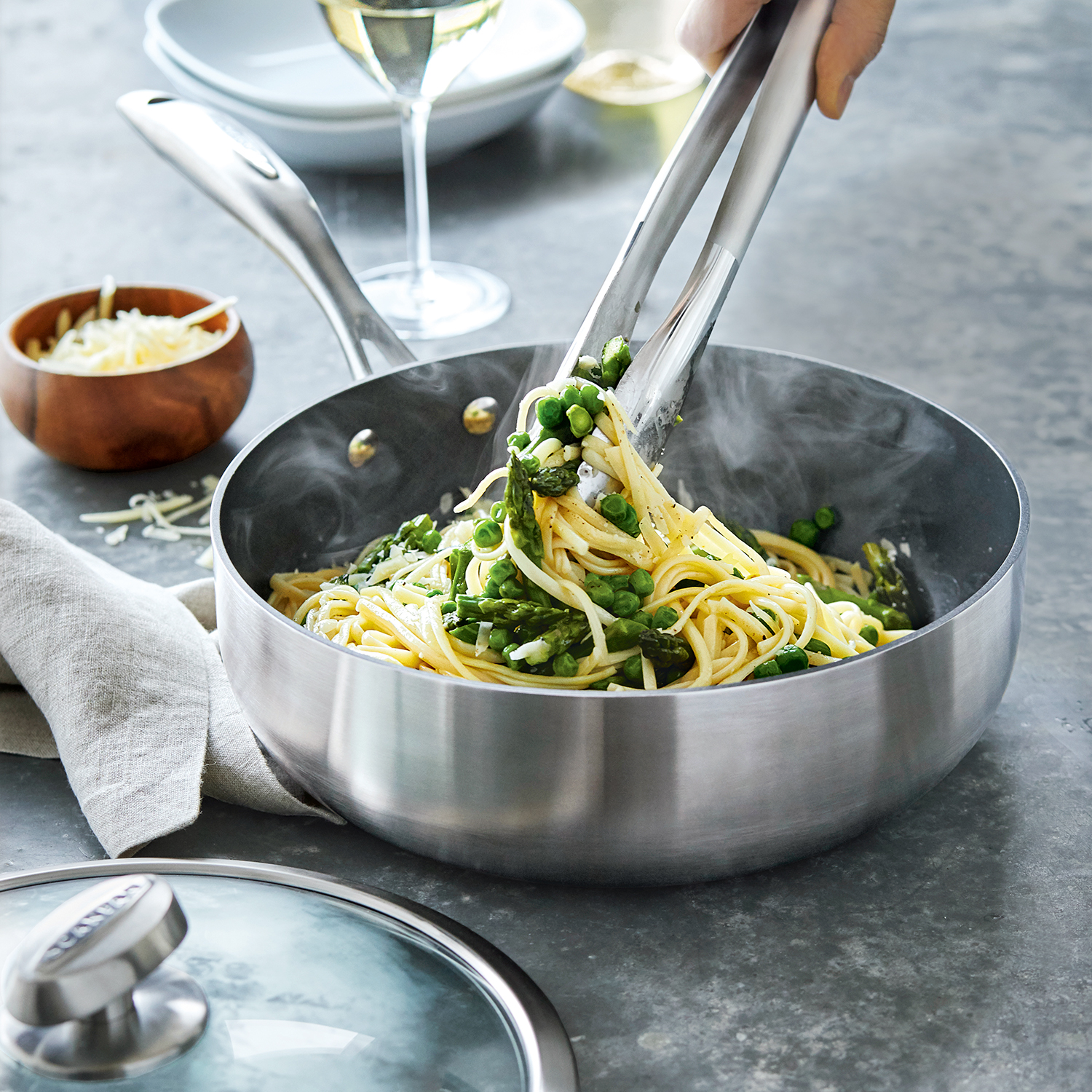 Cacio E Pepe With Asparagus And Peas Recipe Sur La Table