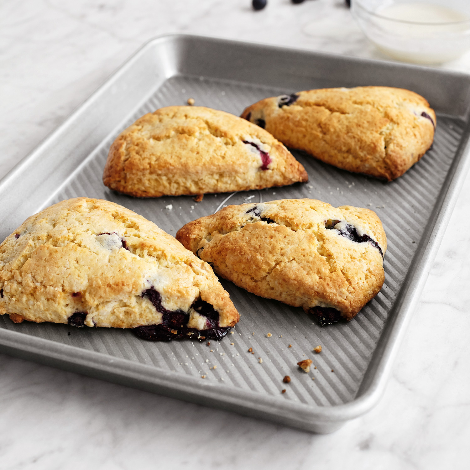 Blueberry Scones With Lemon Glaze Recipe Sur La Table