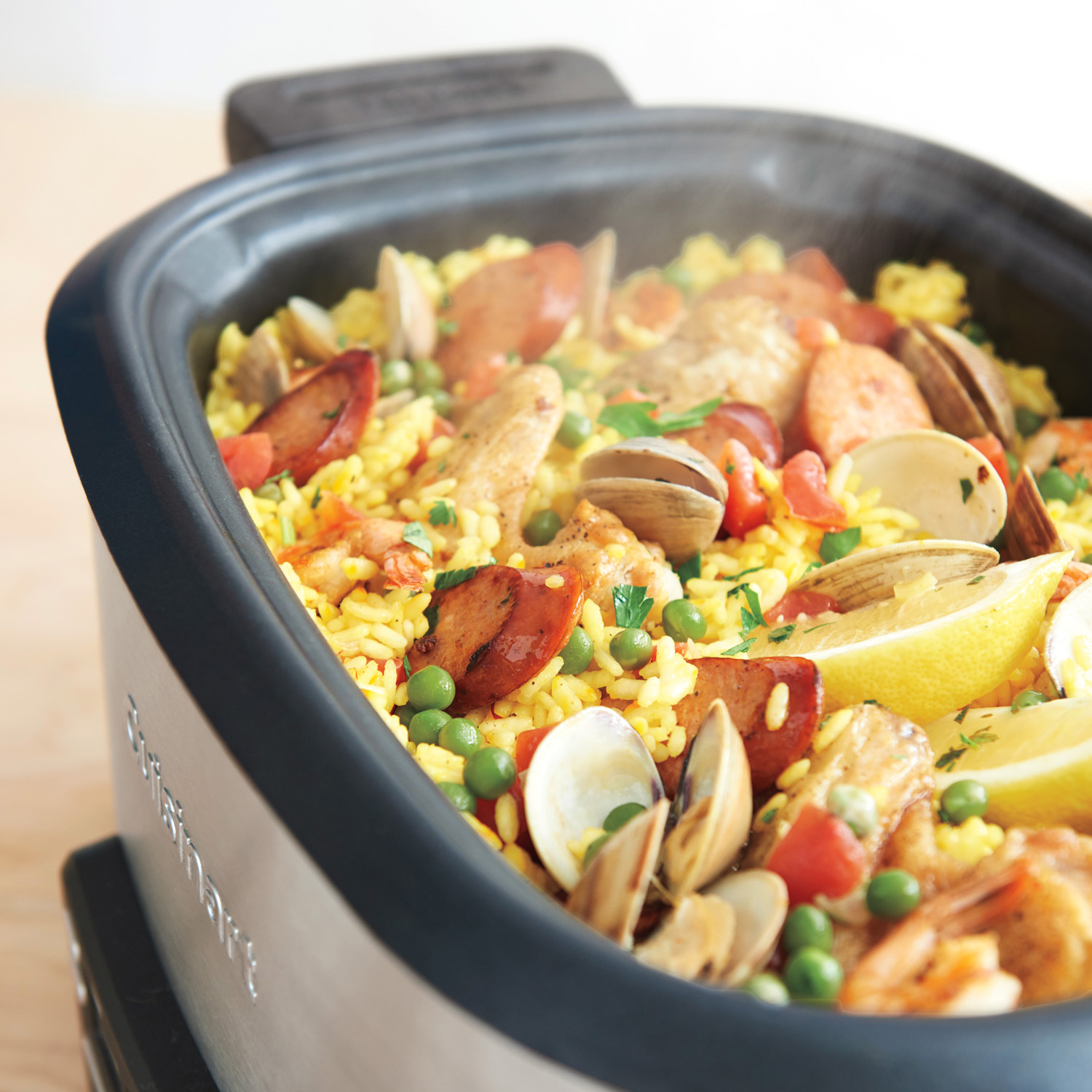 Multicooker Paella Recipe Recipe | Sur La Table