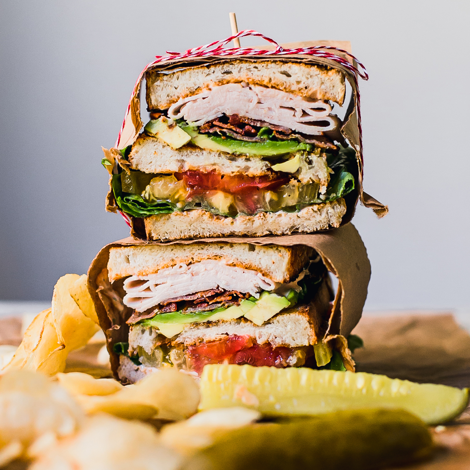 Ultimate Avocado Blt Club Sandwich Recipe Sur La Table