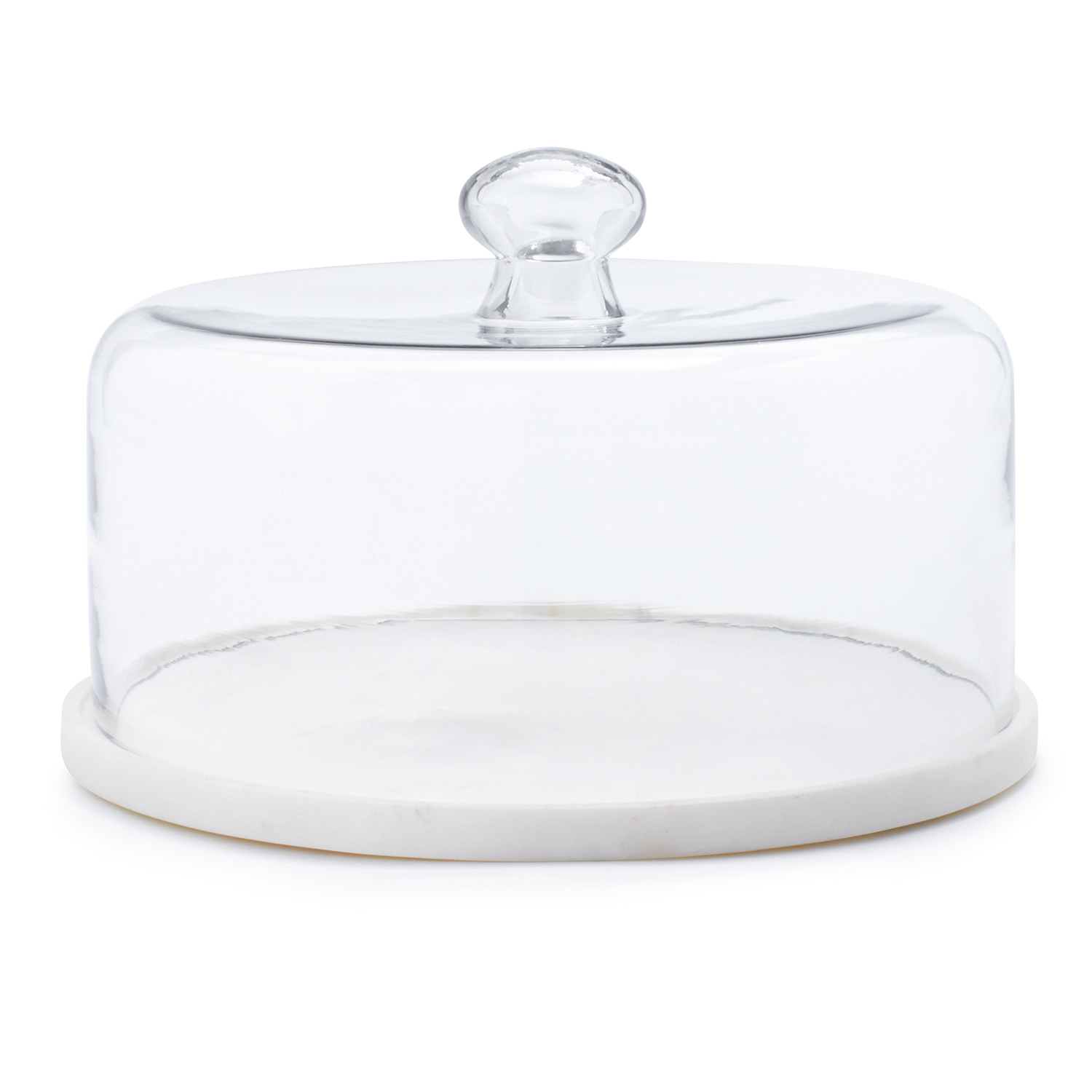 Marble And Glass Cloche Sur La Table