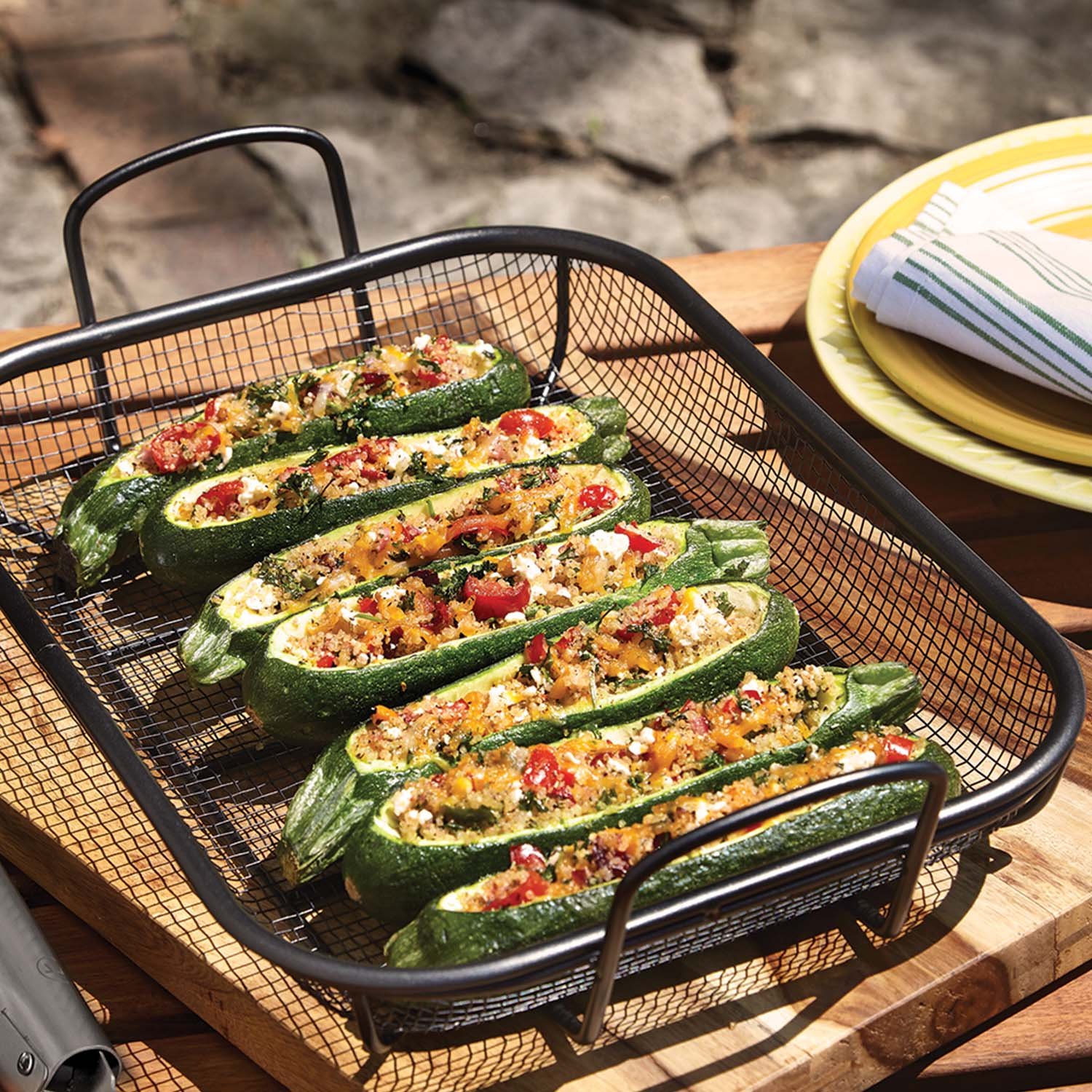 vegetable roasting pan for grill