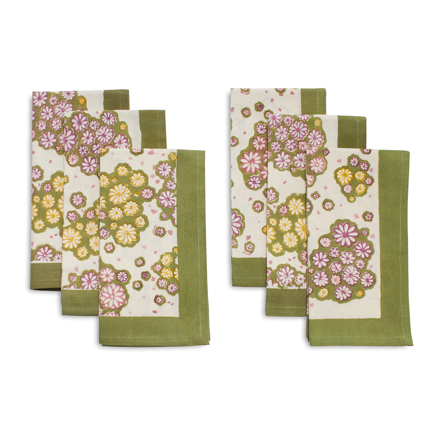 Couleur Nature Marguerites Cloth Napkins Set Of 6 Sur La Table