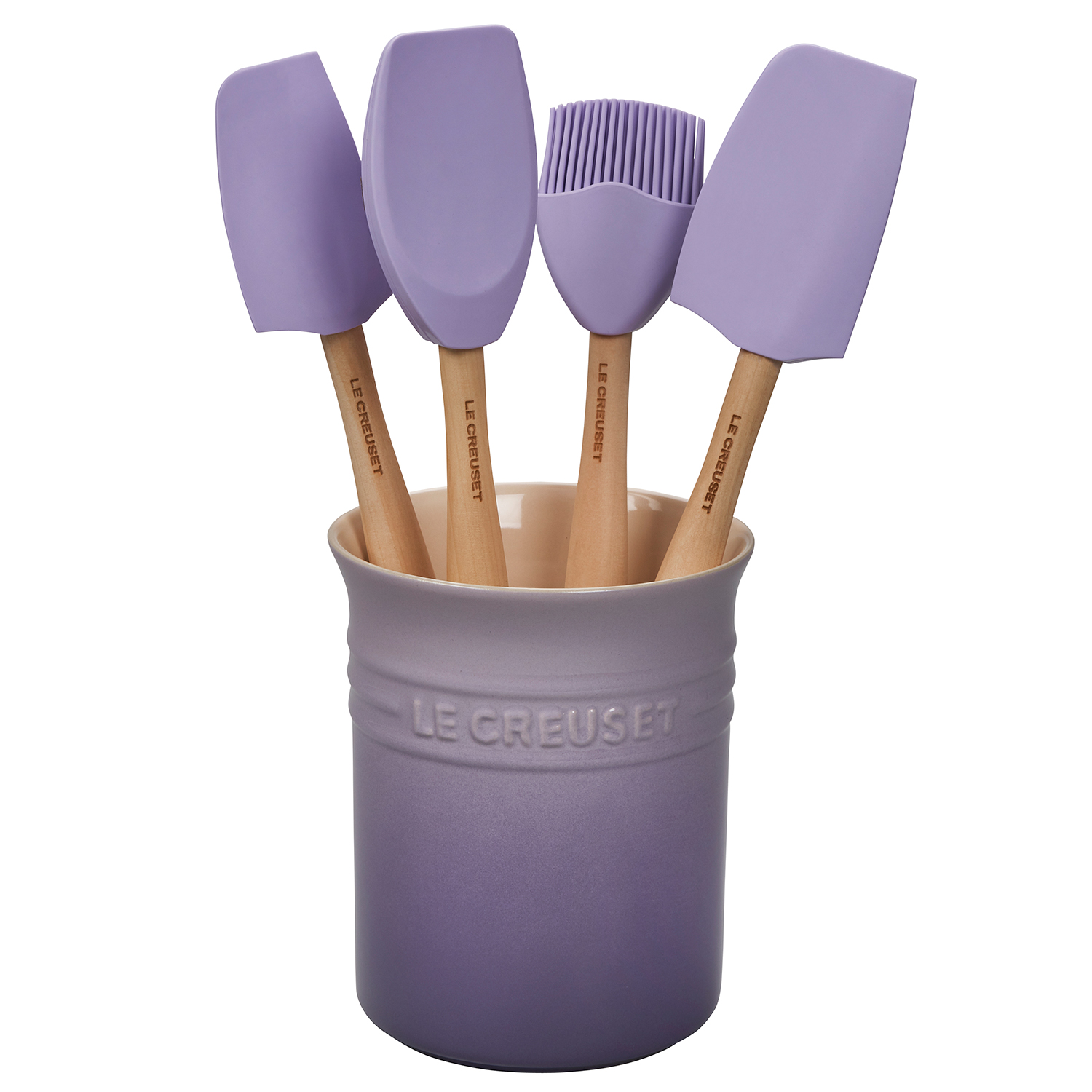 Le Creuset 5Piece Utensil Set with Crock Sur La Table