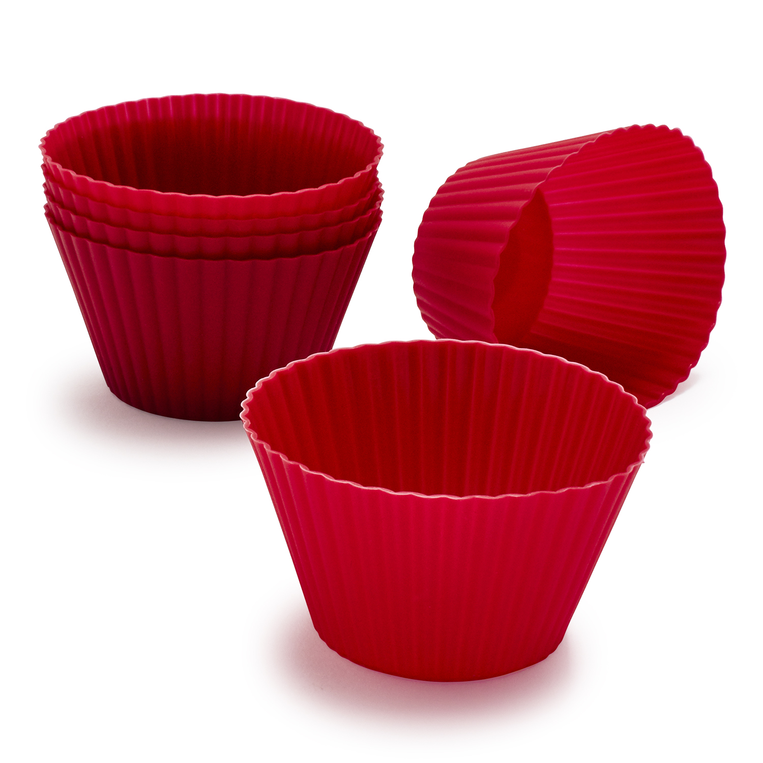 Silicone Lunch Box Cups Jumbo Silicone Bake Cups, Set of 6 | Sur La Table