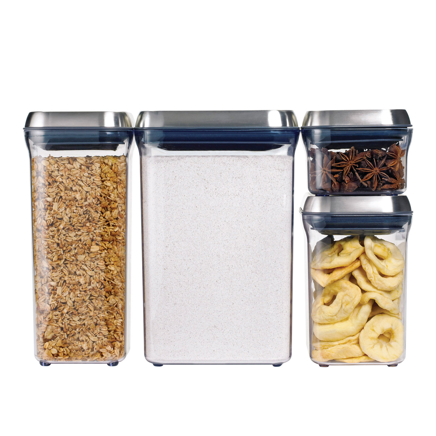 OXO SteeL Pop Containers, Square | Sur La Table