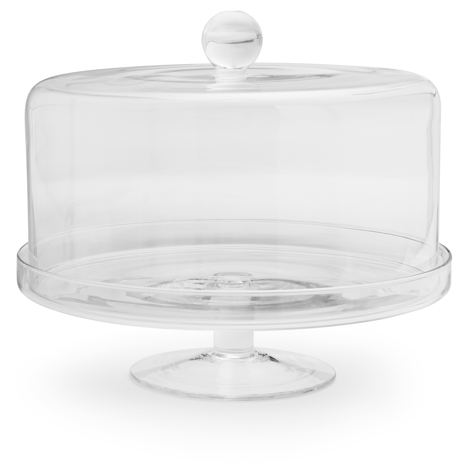tall cake stand with dome